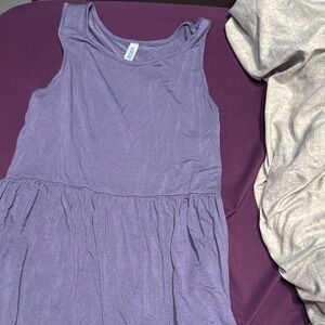 Purple Sleeveless Dress